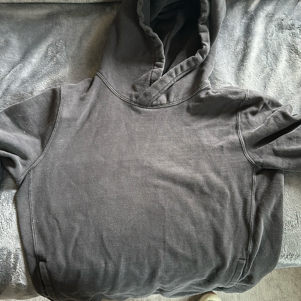 Faded black Abercrombie hoodie